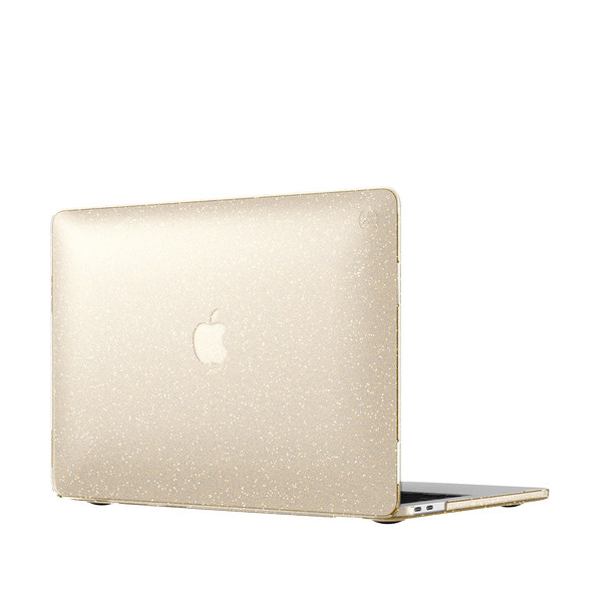 Speck - MacBook Pro 13" W/ and without TB Smartshell - Clear/Gold Glitter