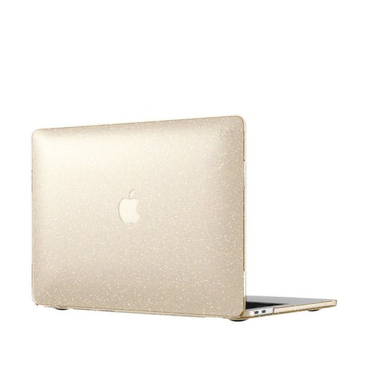 Speck - MacBook Pro 13" W/ and without TB Smartshell - Clear/Gold Glitter