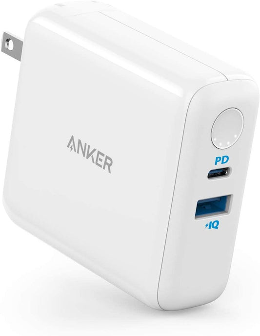 Anker PowerCore III Fusion 5K battery & wall charger White
