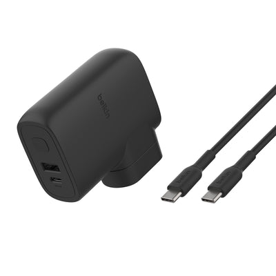BELKIN - POWERBANK - 5K - 20W + HYBRID AC - 25W PD - MULTI PLUGS INCLUDED - BLACK