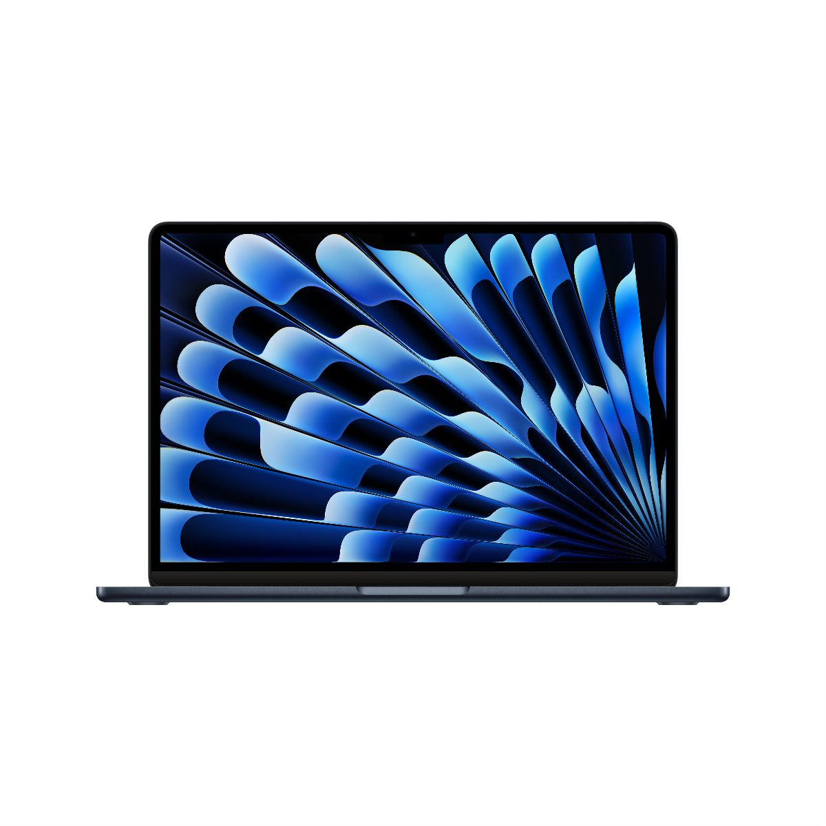 ماك بوك إير 13: شريحة M3، ذاكرة وصول عشوائي 8 جيجابايت، قرص صلب SSD بسعة 512 جيجابايت مع وحدة معالجة مركزية 8 نوى ووحدة معالجة رسومات 10 نوى، لوحة مفاتيح عربية/إنجليزية، منتصف الليل