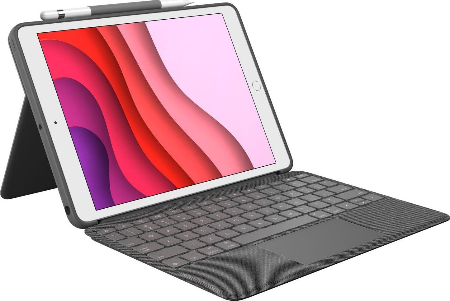 920-009996|Logitech Combo Touch for iPad (7th generation) - GRAPHITE - ARA