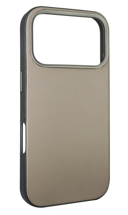 A-CASE Kiliyos Vegan Leather Magsafe Case for 17pro Max Grey