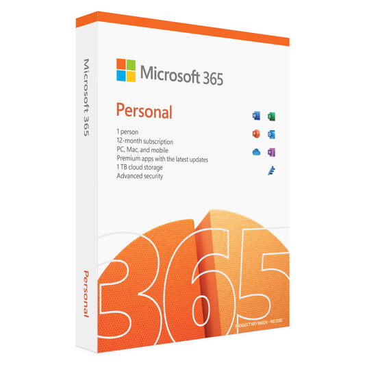 Microsoft 365 Personal English Middle East DM Subscr 1YR Medialess P8