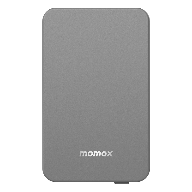 MOMAX Q.MAG POWER6 5000mAh MAGSAFE WRLS PWR BANK SPACE GREY