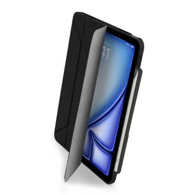 Pipetto iPad Air 13 (2024) Origami No3 Pencil Case - Black