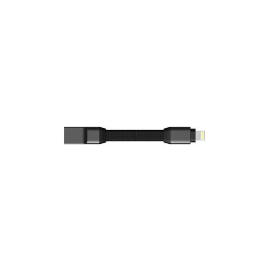 Rolling Square inCharge mini USB to Lightning cable - Black