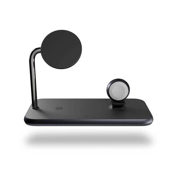Zens Aluminium 4 in 1 Magnetic Wireless charger with 45W USB PD Black