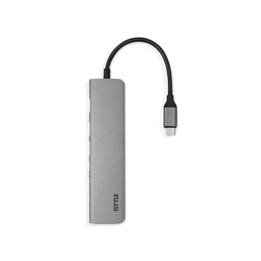 iSTYLE Multimedia Type-C Hub, Space Grey