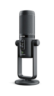 Boya USB Microphone, BY-PM740 USB Condenser Cardiod Microphone with 4 Polar Pattern for Mac Laptop Video Recording, Streaming, Podcast Studio