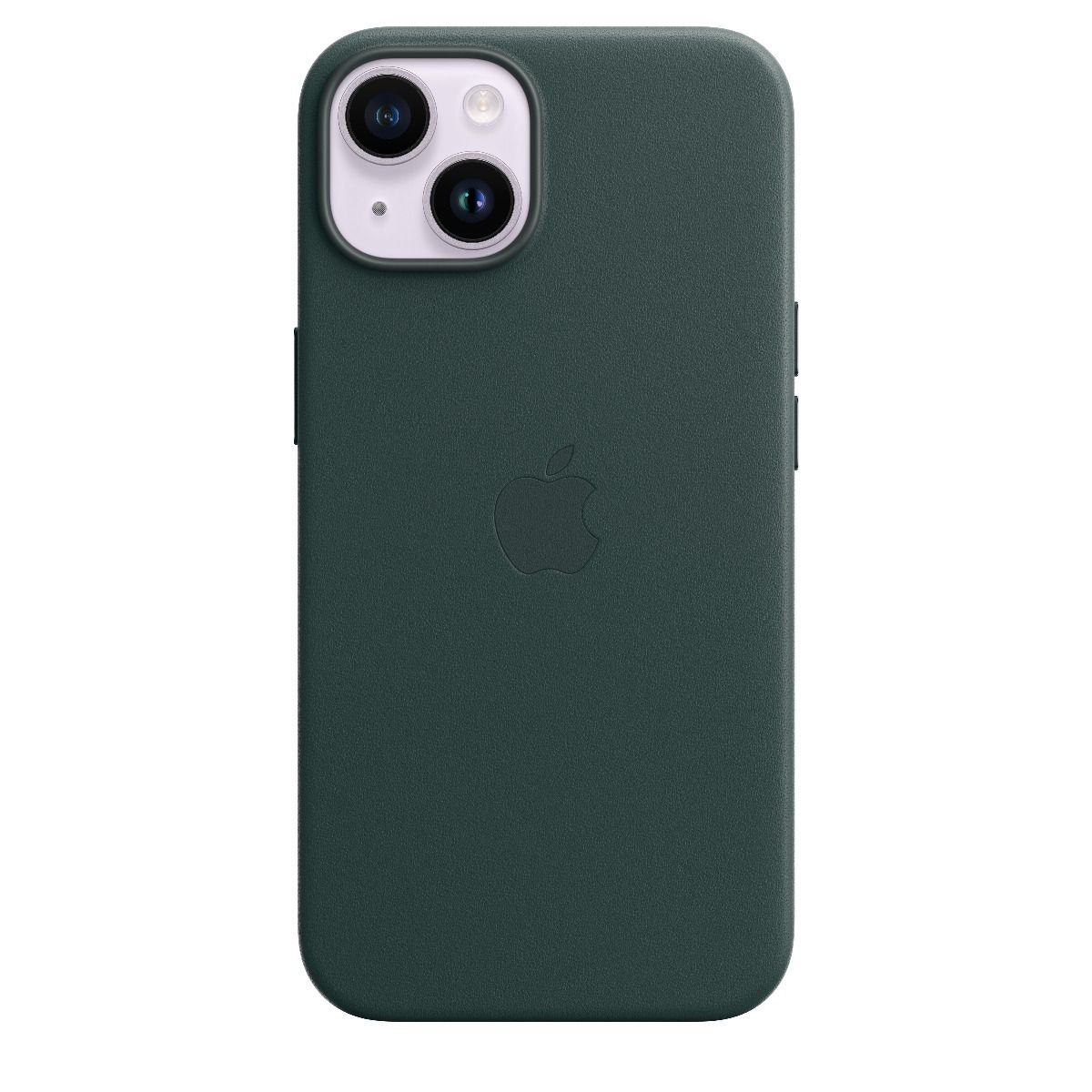 iPhone 14 Leather Case with MagSafe - Forest Green