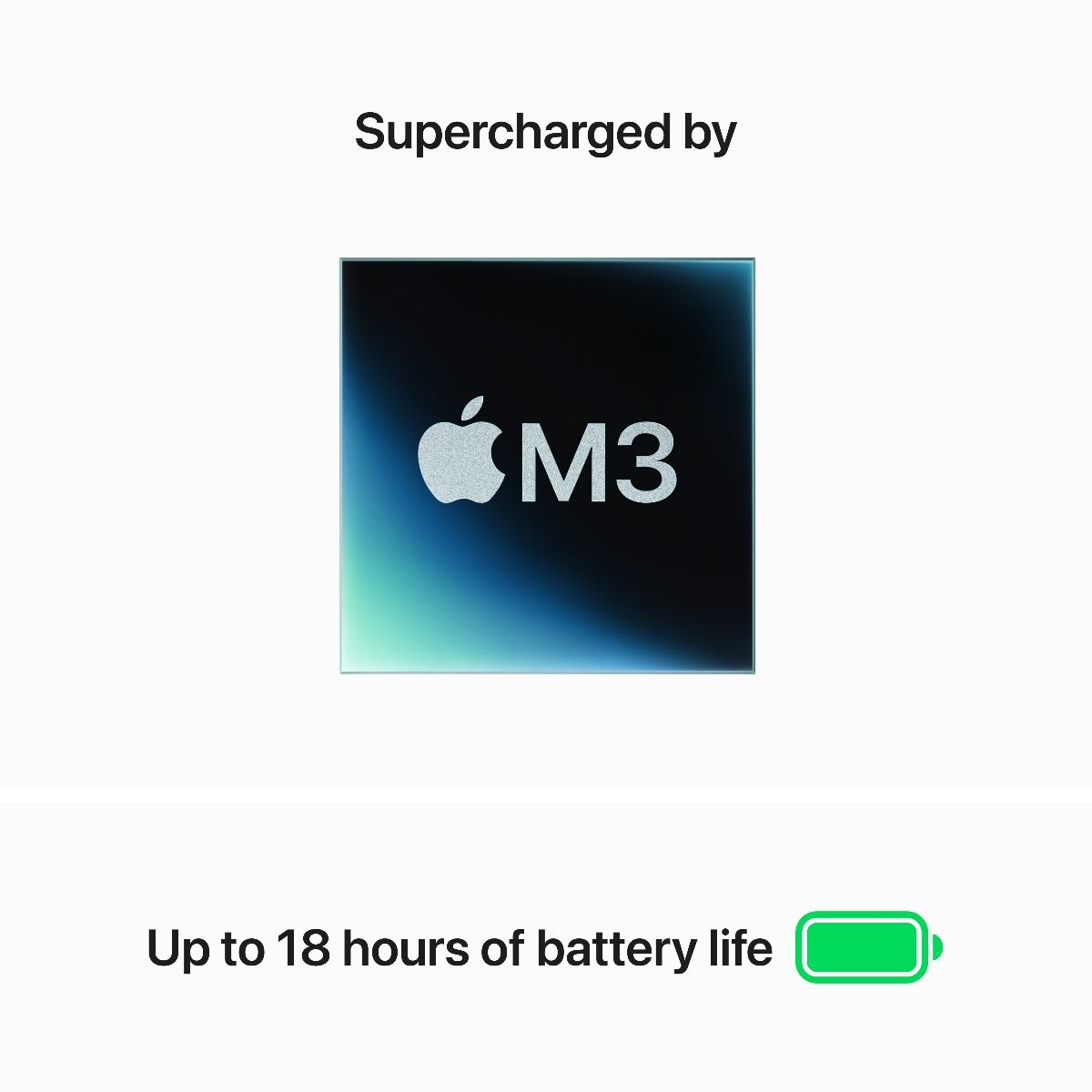 ماك بوك إير 15: شريحة M3، ذاكرة وصول عشوائي 8 جيجابايت، قرص صلب SSD بسعة 512 جيجابايت مع وحدة معالجة مركزية 8 نوى ووحدة معالجة رسومات 10 نوى، لوحة مفاتيح عربية/إنجليزية، منتصف الليل