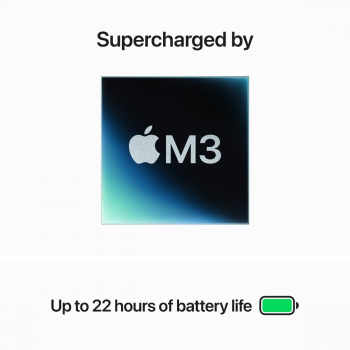 14 MacBook Pro: M3 chip, 8GB RAM, 512GB SSD with 8‑core CPU and 10‑core GPU, English Keyboard, Space Grey