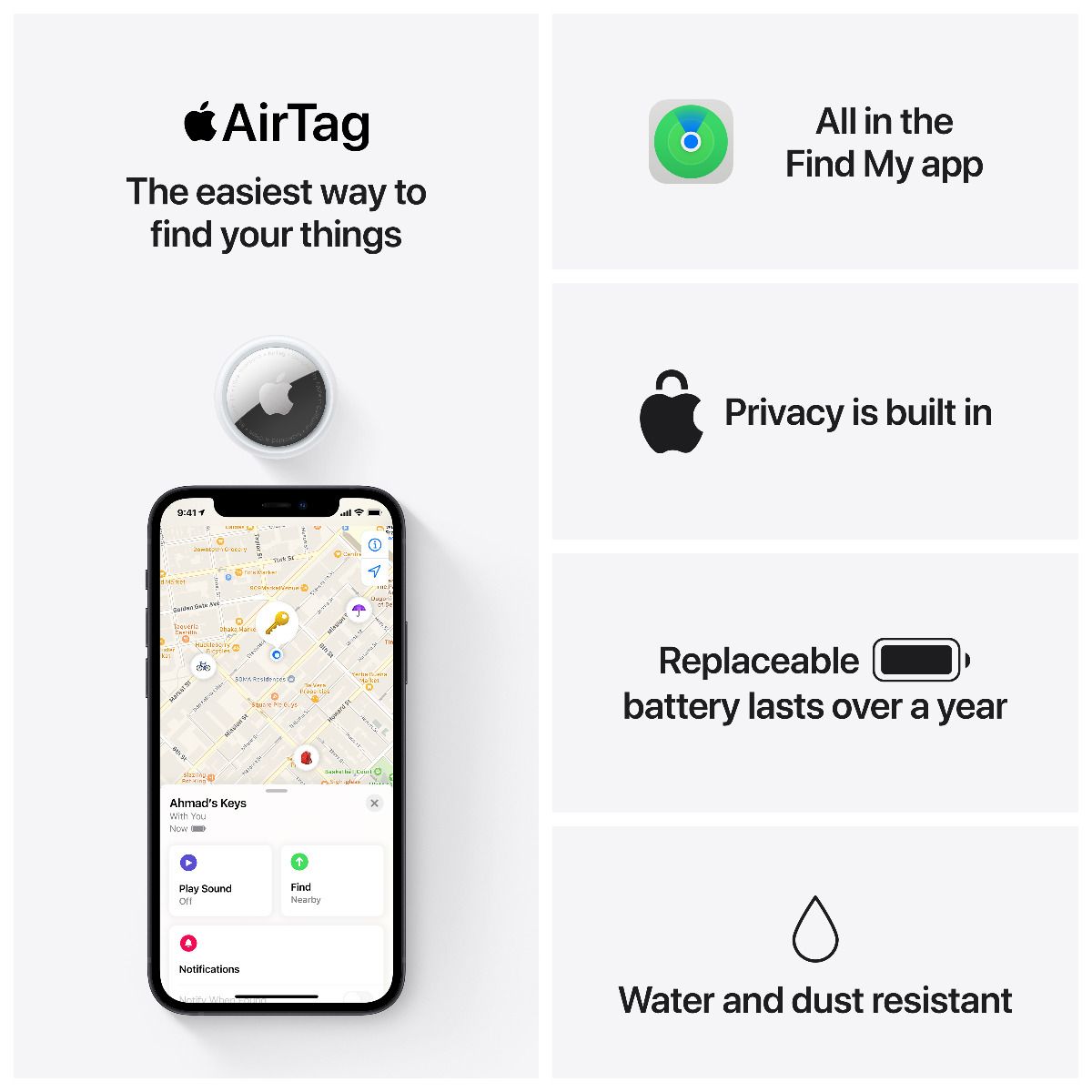 AirTag (4 عبوة)