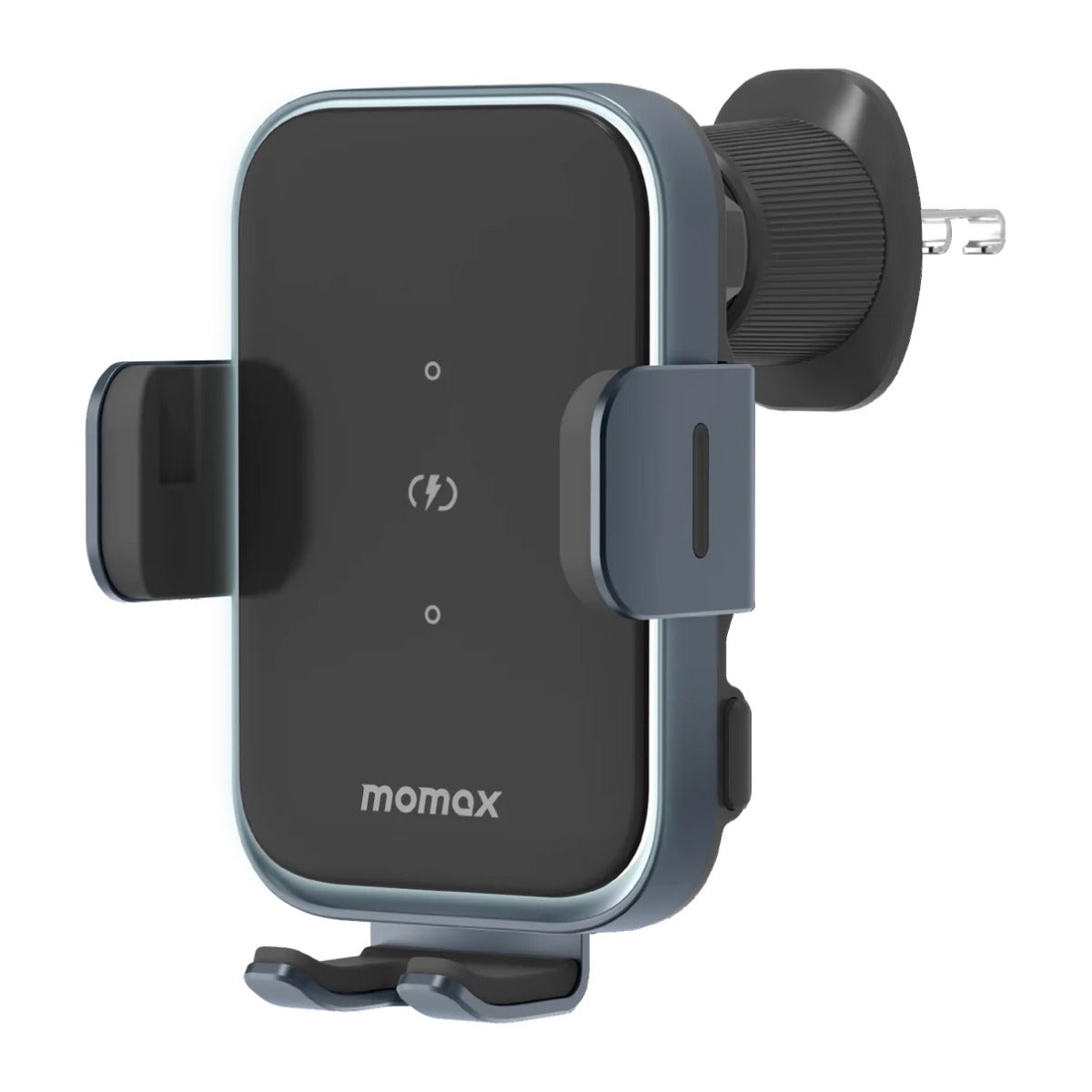 Momax Q.Mount Smart 6 Dual Coil Wireless Car Charger - Space Grey