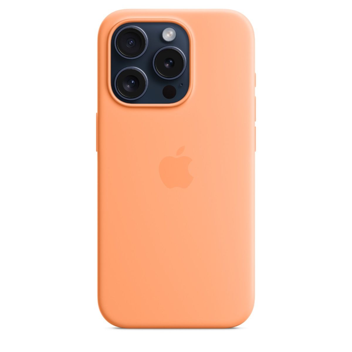 iPhone 15 Plus Silicone Case with MagSafe - Orange Sorbet