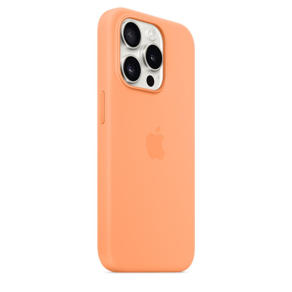 iPhone 15 Plus Silicone Case with MagSafe - Orange Sorbet