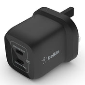 Belkin - Wall Charger - 45W Dual Usb-C Gan With Pps - C1=45 - C1+C2=25+20 - Black